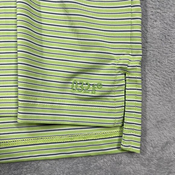 Mens XL Golf‎ Polo Shirt Netjets McIlhenny Dry Goods Short Sleeve Green Purple - Picture 5 of 9
